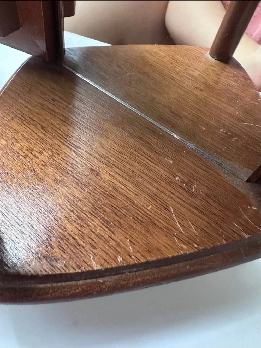 Vintage style wooden